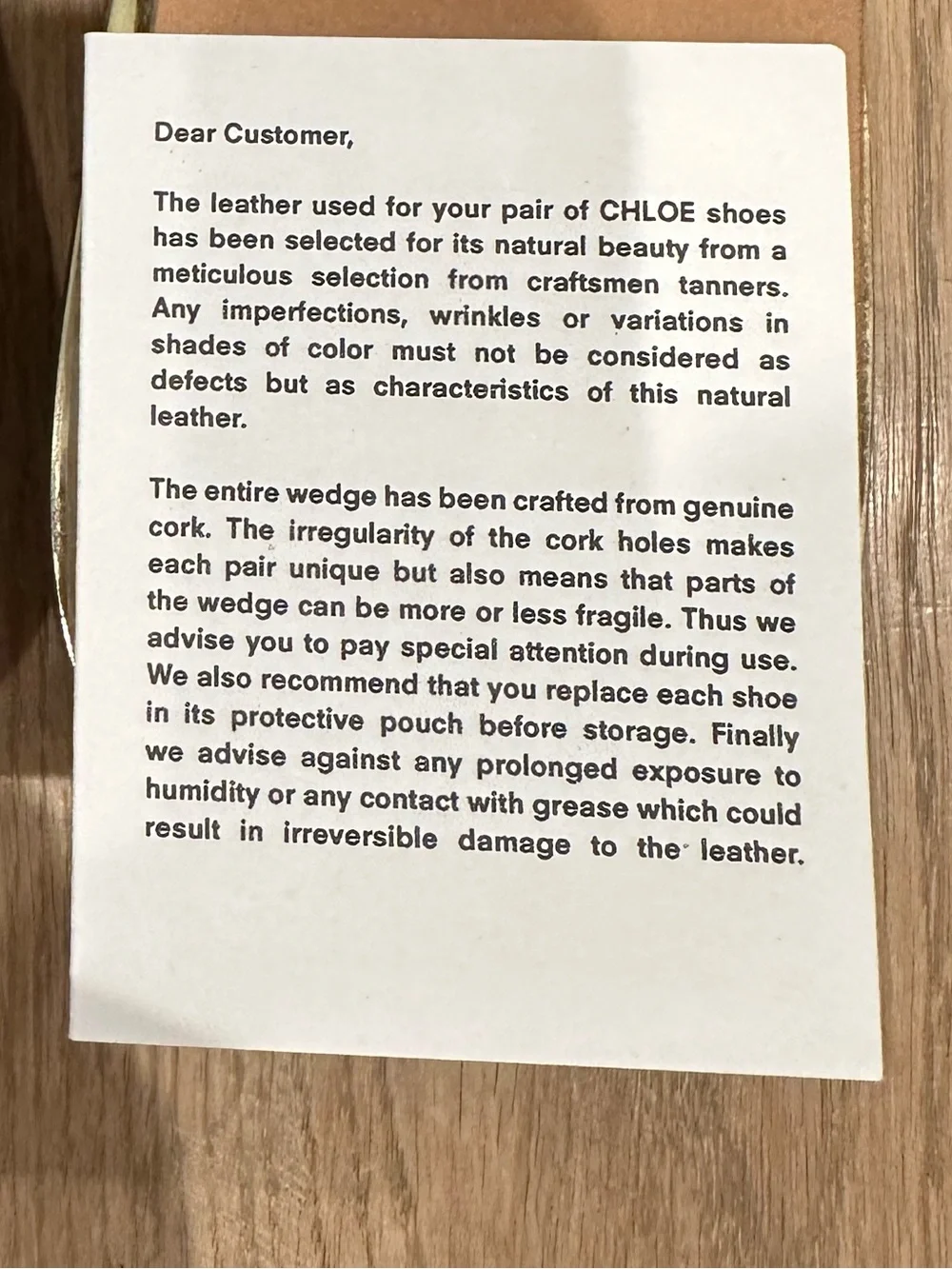 Chloe cork flatform
